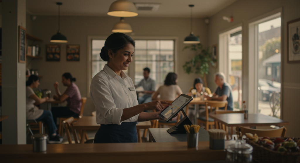 Small Cafe digital Screen