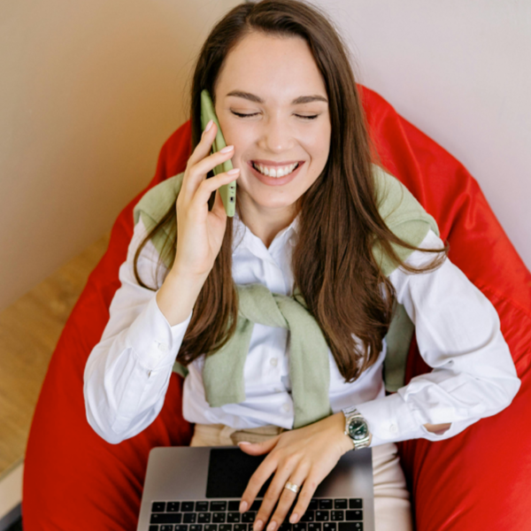 White Internet Happy Client